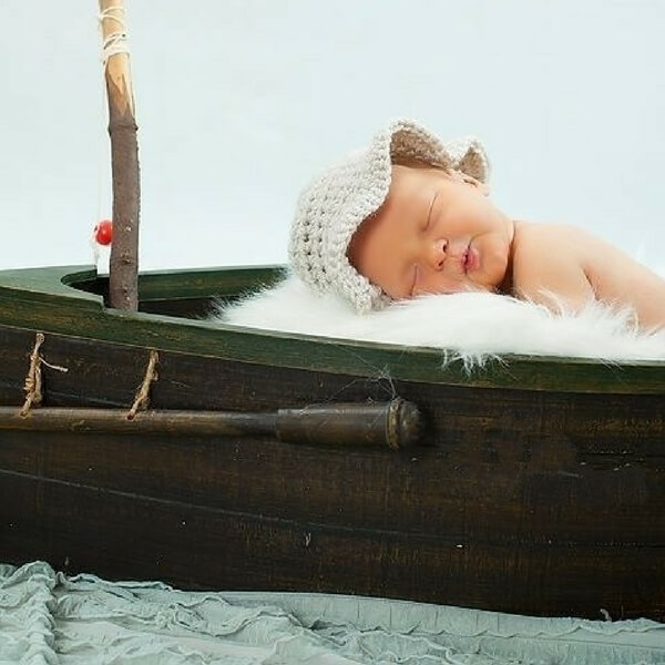 newborn fishing hat crochet pattern